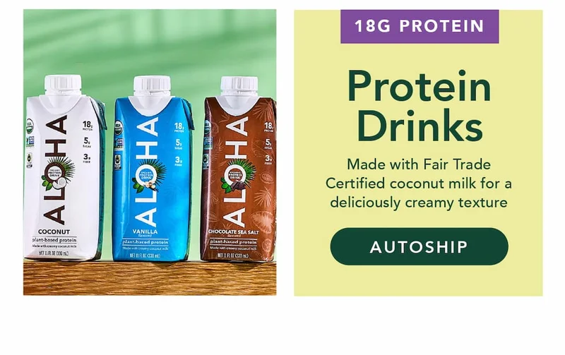 Create an autoship with protein drinks!