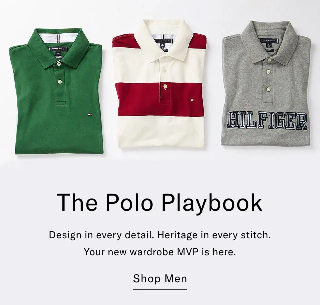 The Polo paybook Design in every detail. Heritage in every stictch. Your new wardrobe MVP is here. Shop men
