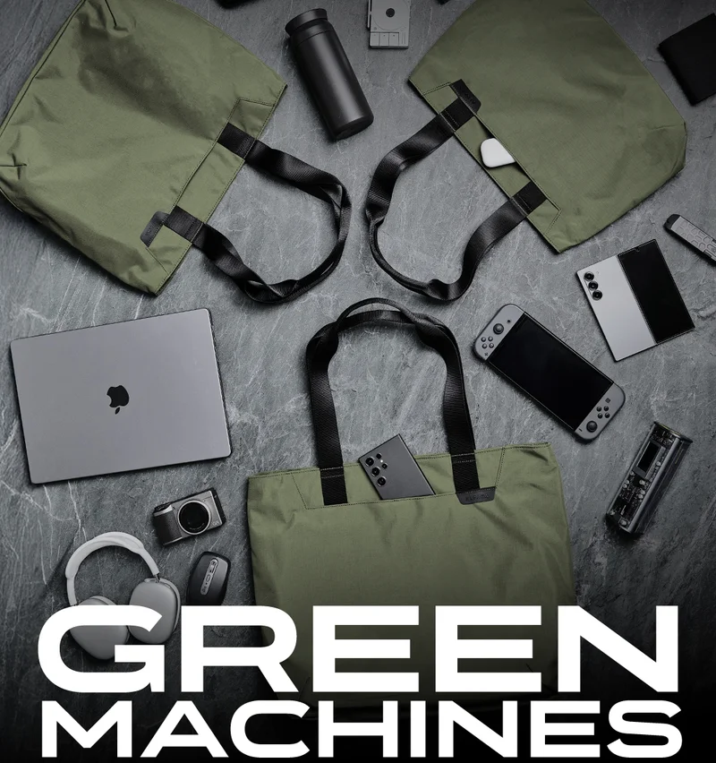 elements tote axoflux 210D Green header image