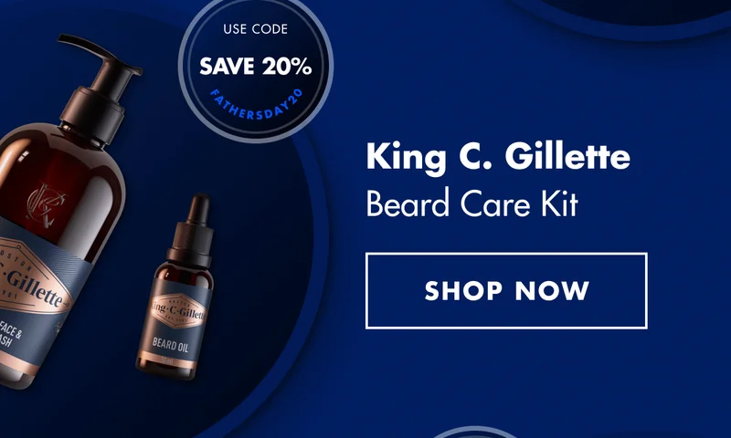 King C. Gillette Beard Care Kit. SHOP NOW