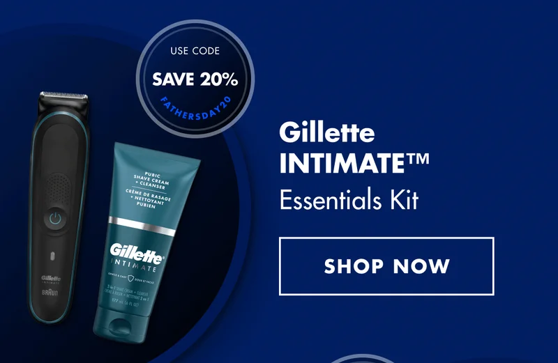 Gillette INTIMATE™ Essentials Kit. SHOP NOW