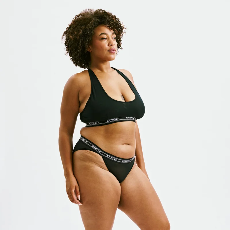 Image of Powermesh Tanga - Black