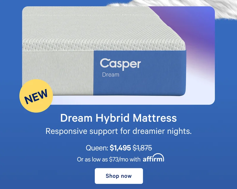 Dream Hybrid Mattress >> Responsive support for dreamier nights. >> Shop now >>