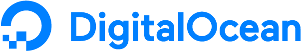 DigitalOcean logo. This image is linked to the DigitalOcean homepage.