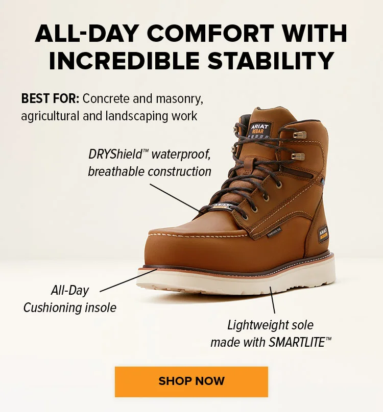 ALL-DAY COMFORT WITH INCREDIBLE STABILITY