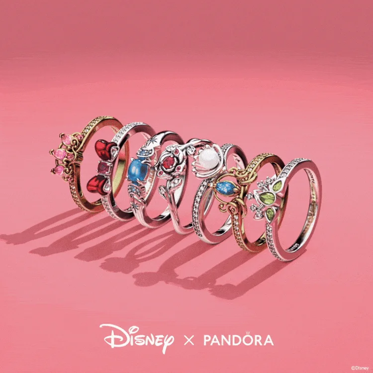 Disney x Pandora rings