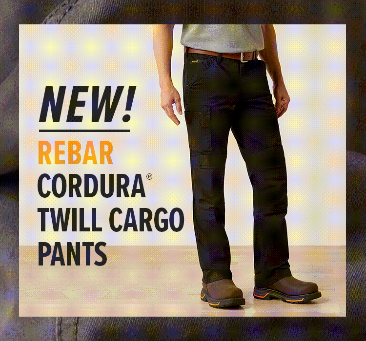 NEW! REBAR CORDURA TWILL CARGO PANTS