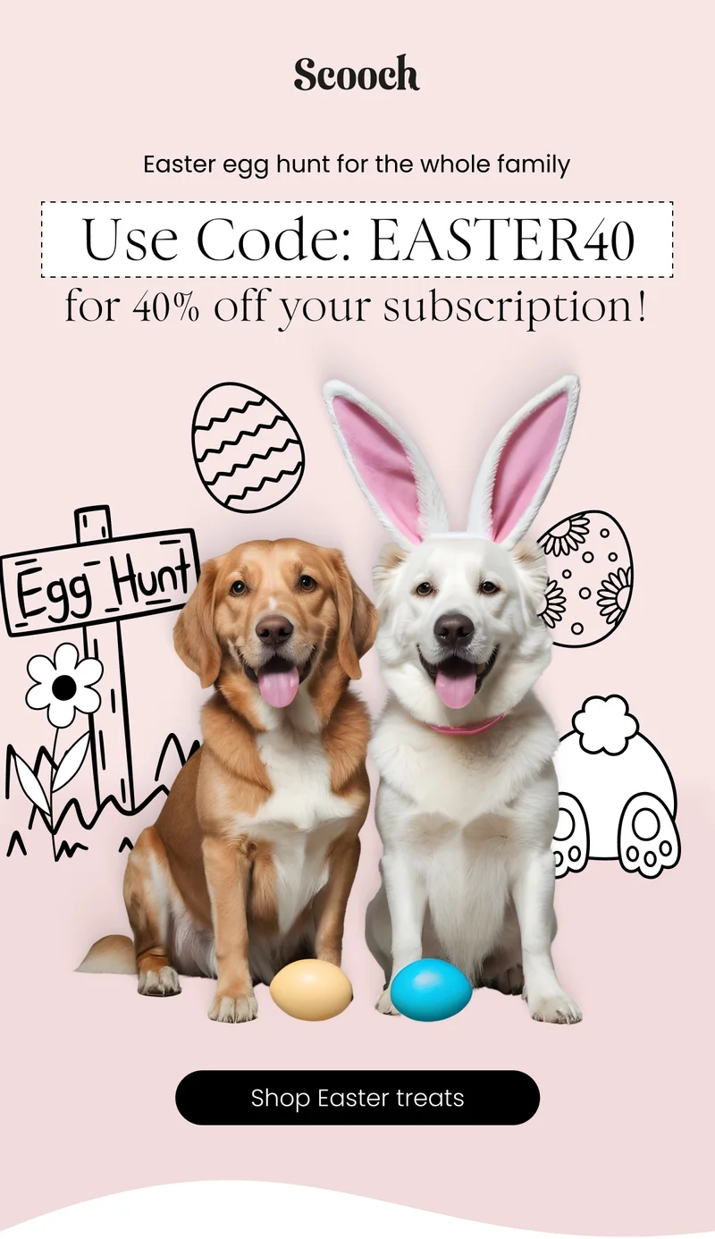 Easter egg hunt for the whole family - Shop Easter treats