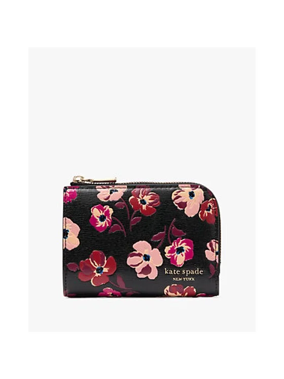 Devin Fall Poppies Small Compact Wallet