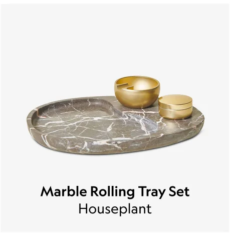 Marble Rolling Tray Set