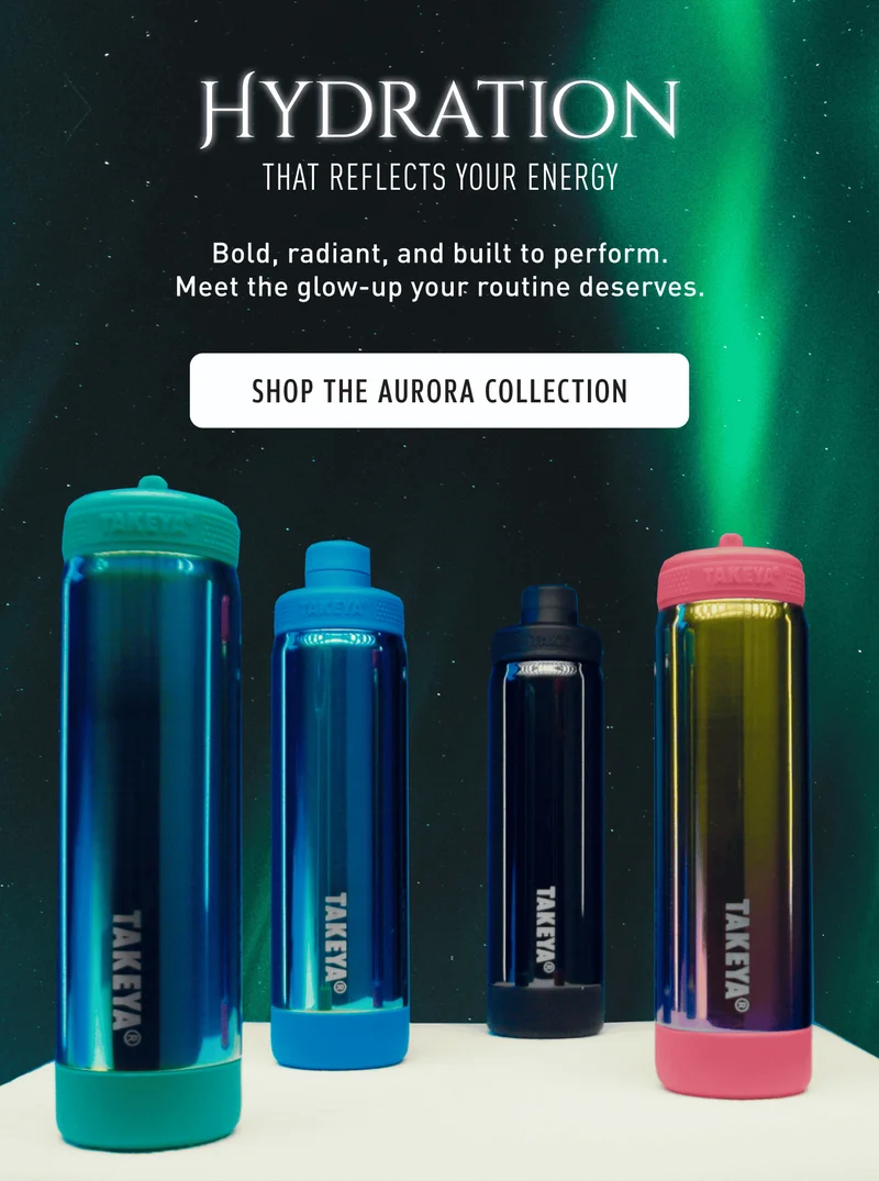 Hydration That Reflects Your Energy | Bold, radiant, and built to perform. | Meet the glow-up your routine deserves | Shop The Aurora Collection