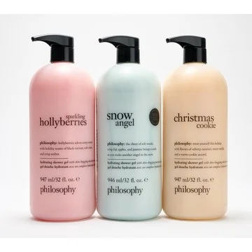 philosophy 32oz enchanted holiday shower gel trio