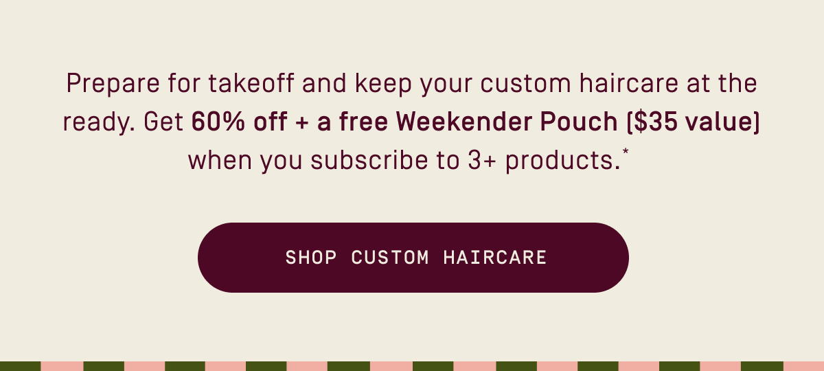 Shop custom haircare