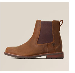 Women's Wexford Waterproof Chelsea ankle boot in weathered brown