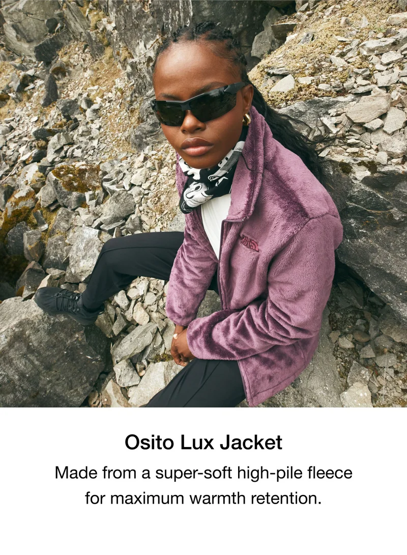 Osito Lux Jacket. Made from a super-soft high-pile fleece for maximum warmth retention.