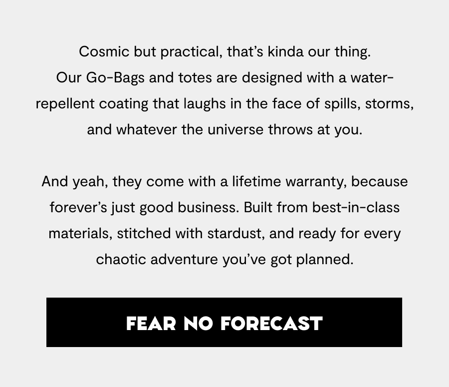 Fear No Forecast