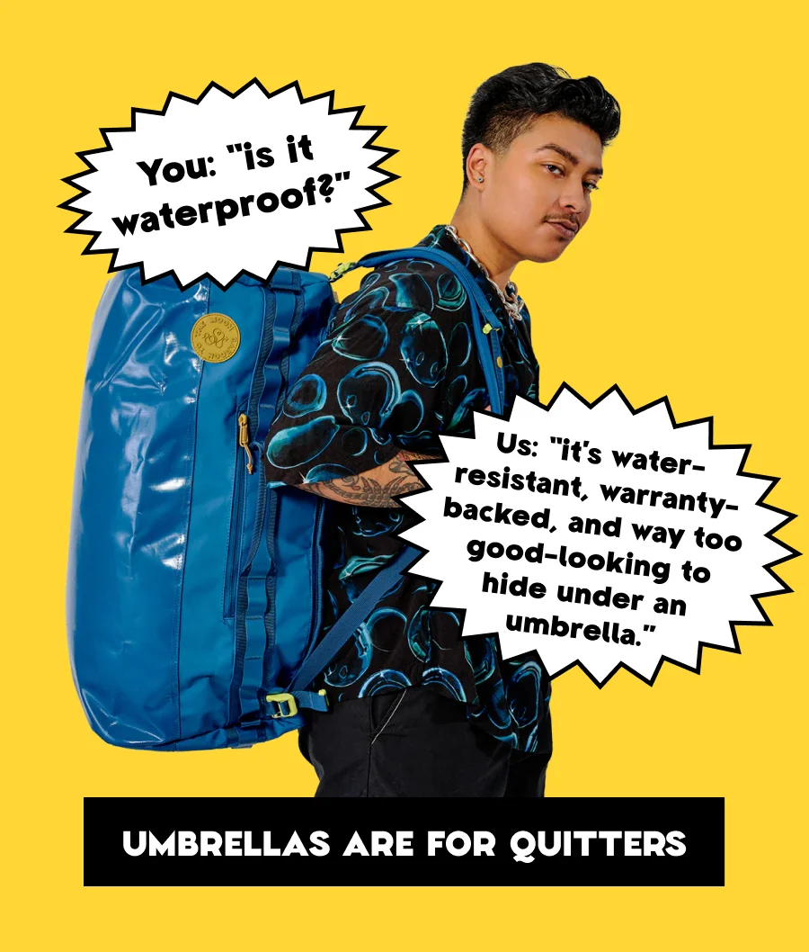 Umbrellas Are For Quitters