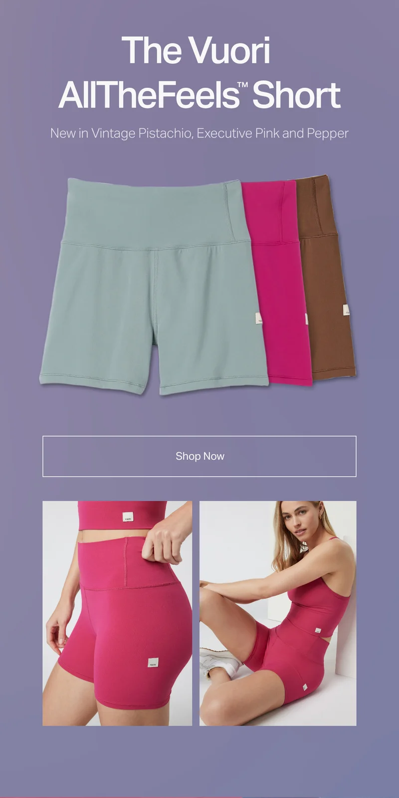 Vuori AllTheFeels Short