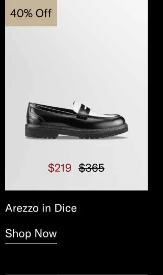 Arezzo in Dice 40% off-Shop Now