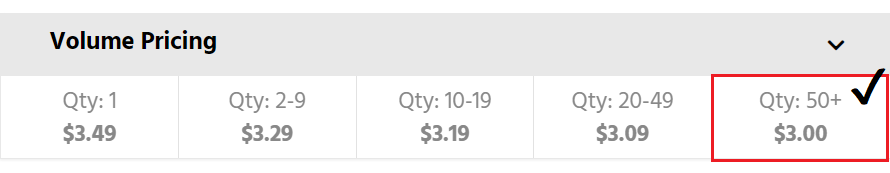 Volume Pricing