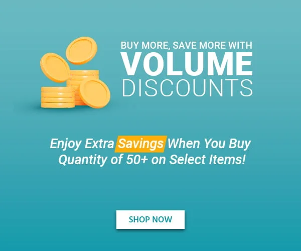 Buy More, Save More With Volume Discounts! Enjoy Extra Savings This September On Select Items! Limited Time Offer Shop Now