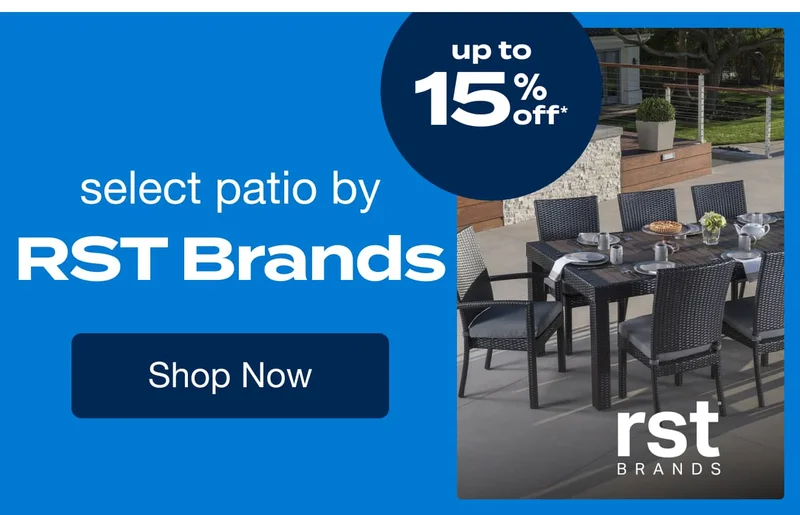 Up to 15% OFF Select Patio by RST Brands*