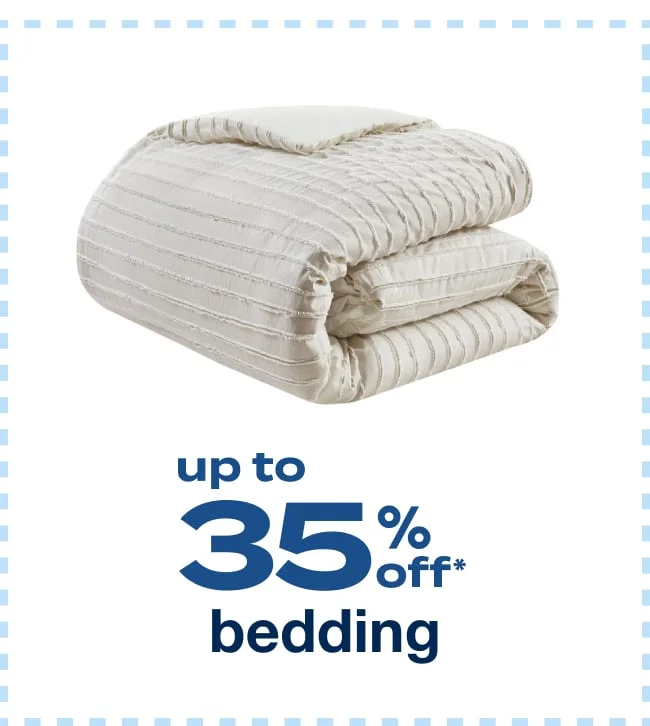 Up to 35% Off Bedding