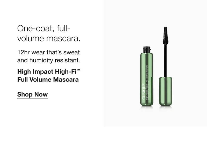 One-coat, full-volume mascara. 12hr wear that's sweat and humidity resistant. High Impact High-Fi™ Full Volume Mascara Shop Now