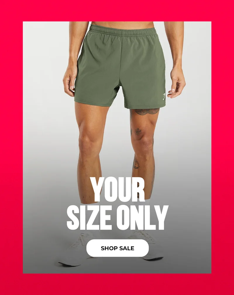 YOUR SIZE ONLY. SHOP SALE.