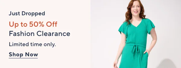 Up to 50% Off Fashion Clearance