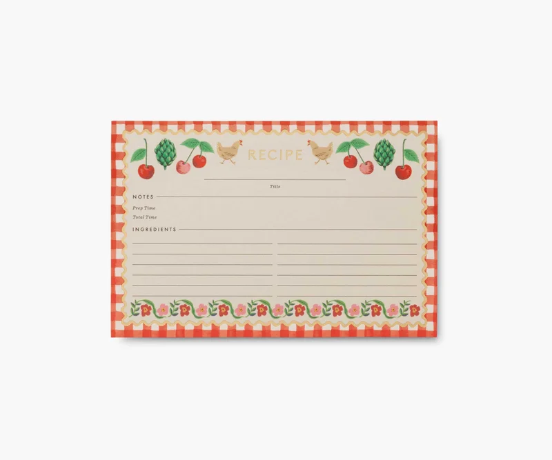 Image of Recipe Cards - Cherry Farm