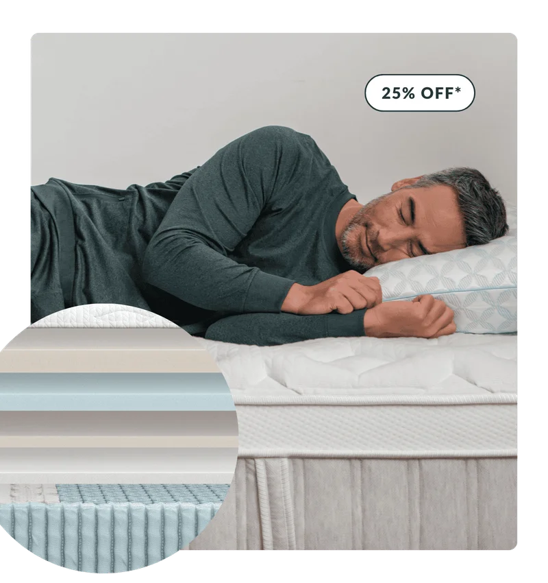25% OFF* Award-winning Hybrid Mattresses