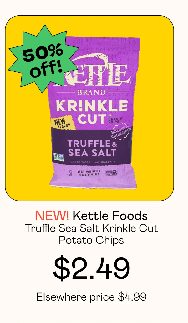 Truffle Sea Salt Krinkle Cut Potato Chips