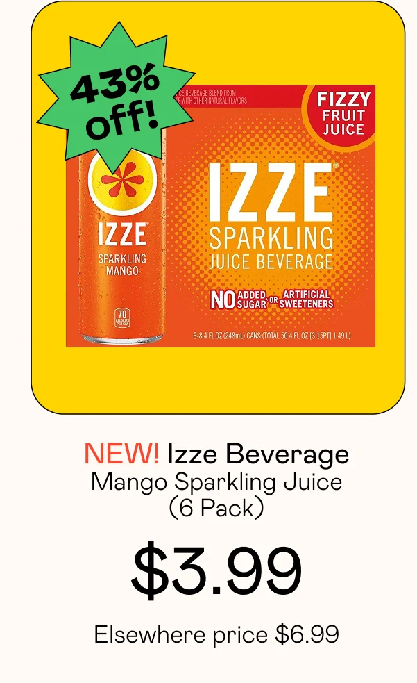 Mango Sparkling Juice (6 Pack)