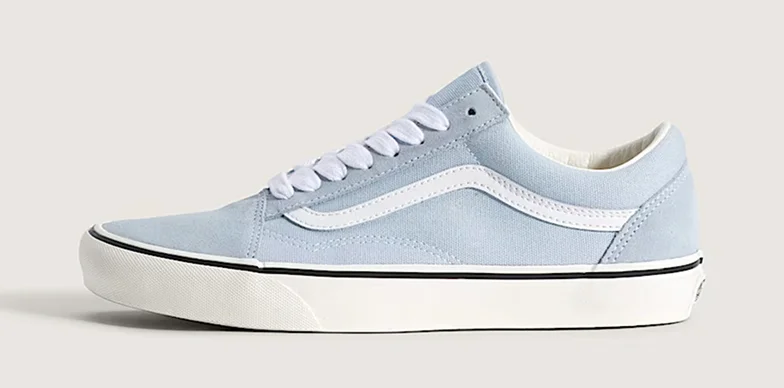 Soft Slate Blue Old Skool Shoe