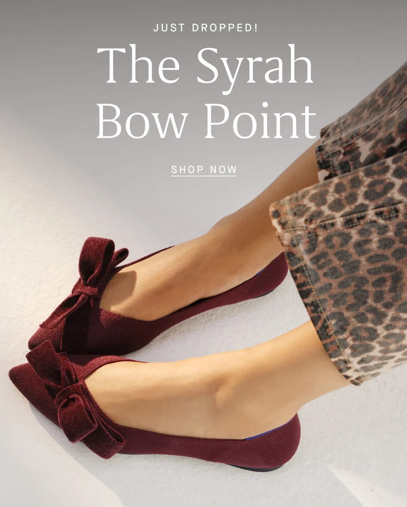 Just Dropped! The Syrah Bow Point SHOP NOW