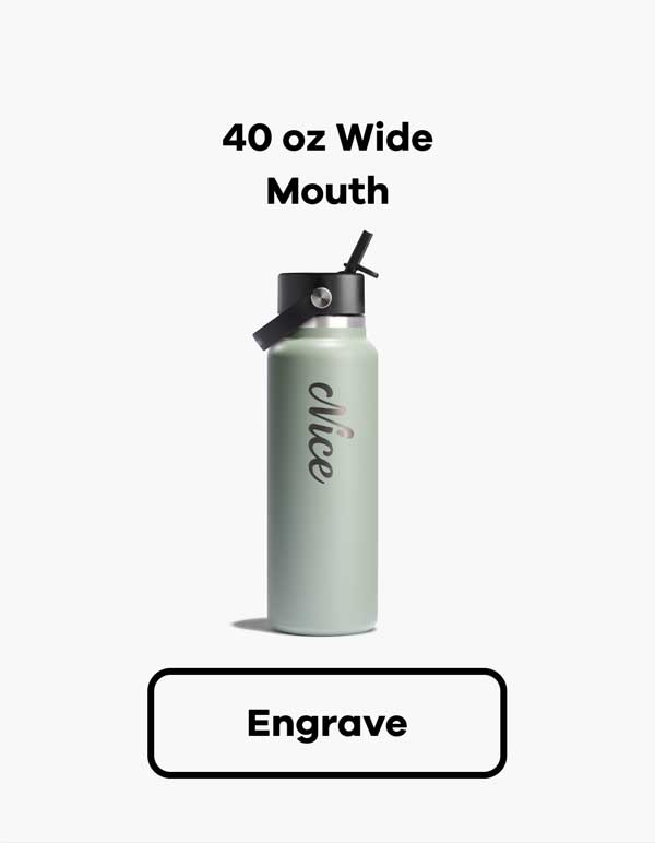 40 oz Wide Mouth