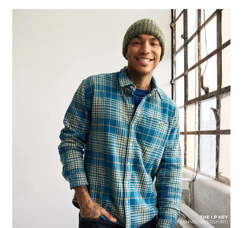 Flannel Overshirt: The I P Hey