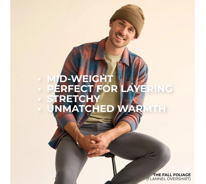 Flannel Overshirt: The Fall Foliage