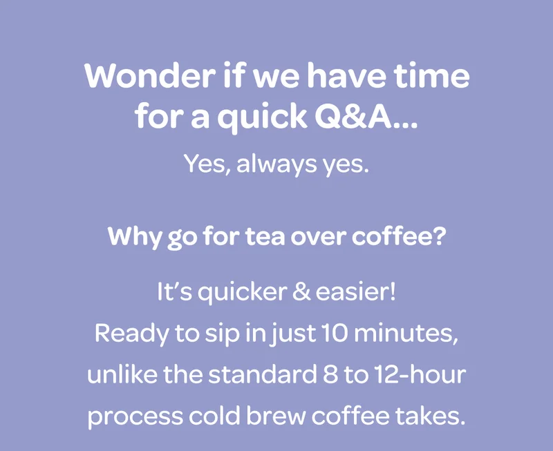 Wonder if we have time for a quick Q&A...Yes, always yes.