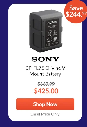 Sony BP-FL75 Olivine V Mount Battery