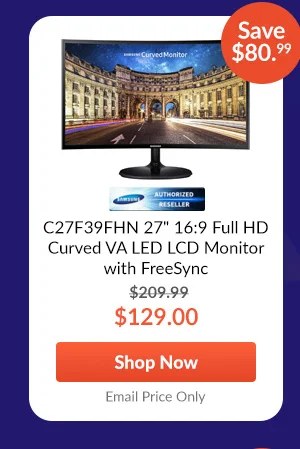 Samsung C27F39FHN 27icnhes 16:9 Full HD Curved VA LED LCD Monitor with FreeSync