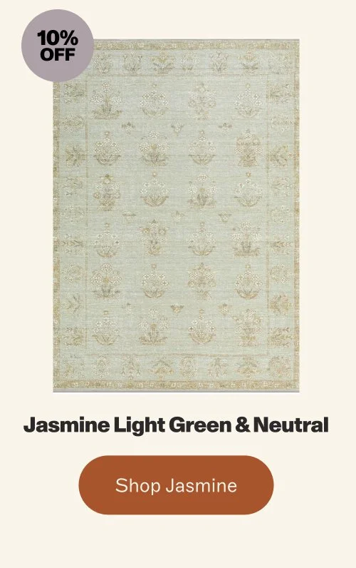10% off Jasmine Light Green & Neutral Shop Jasmine