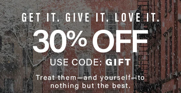 Get it Give it Love it - 30% OFF - use code GIFT