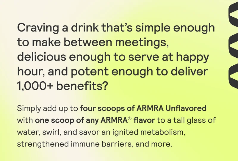 Craving a drink that’s simple enough to make between meetings, delicious enough to serve at happy hour, and potent enough to deliver 1,000+ benefits?