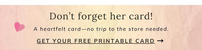 Print a Mother's Day Gift Card