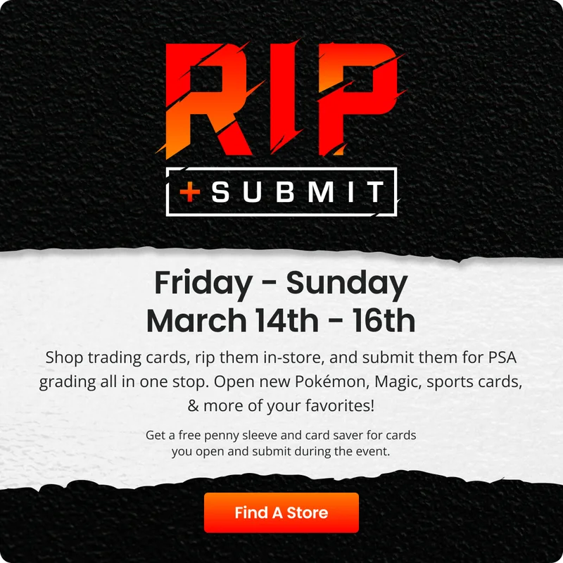 RIP Submit | Friday - Sunday Mar 14th - Mar 16th | Find A Store