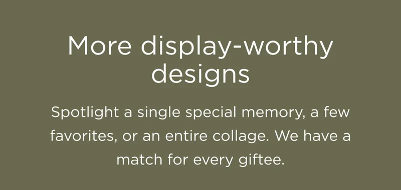 More Display-Worthy Designs