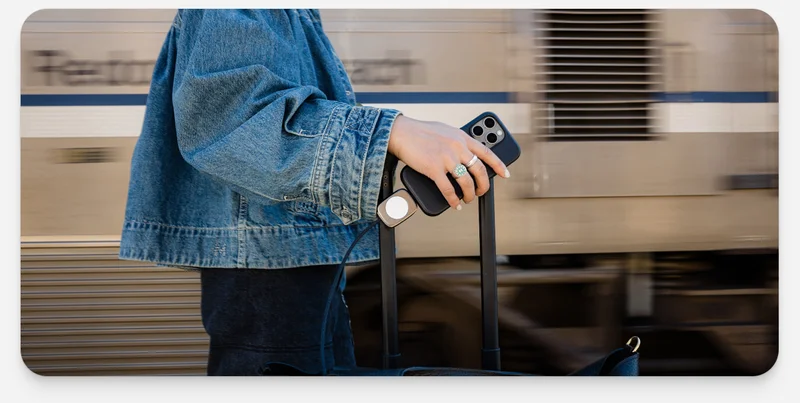 65W Slim Power Adapter fast charges all your devices. Paired with Universal Cable’s Apple Watch Fast Charger and USB-C connectors, this bundle is all you'll need to pack.