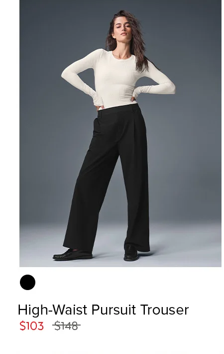 High-Waist Pursuit Trouser